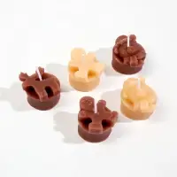 Свечи ароматические, набор 5 шт., 4&times;3.5&times;3.3 см