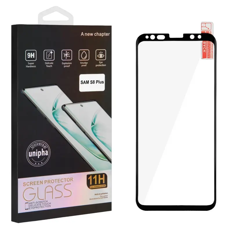 Защитное стекло для Samsung S8 Plus полный клей 0.18mm