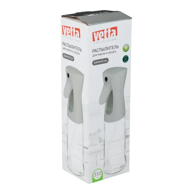 VETTA Распылитель для масла и уксуса, 210мл, 8,5х6х23см, стекло