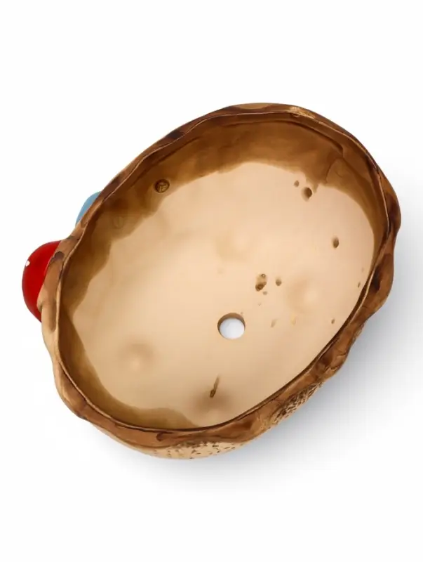 Декоративный горшок для цветов &laquo;Грибы&raquo;, 15&times;11&times;6 см, керамический, Greengo