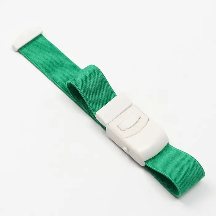 Жгут текстильный, 40×2.5 см, зеленый Жгут текстильный, 40×2.5 см, зеленый