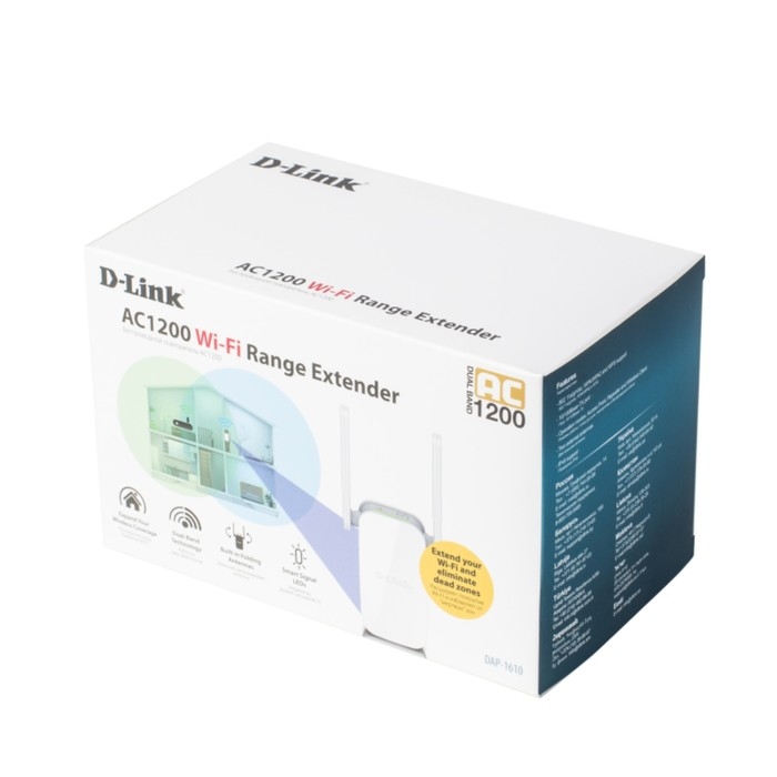 Точка доступа TP-Link DAP-1610/ACR/A2A, 1167 Мбит/с, 1 порт 100 Мбит/с, белая Точка доступа TP-Link DAP-1610/ACR/A2A, 1167 Мбит/с, 1 порт 100 Мбит/с, белая