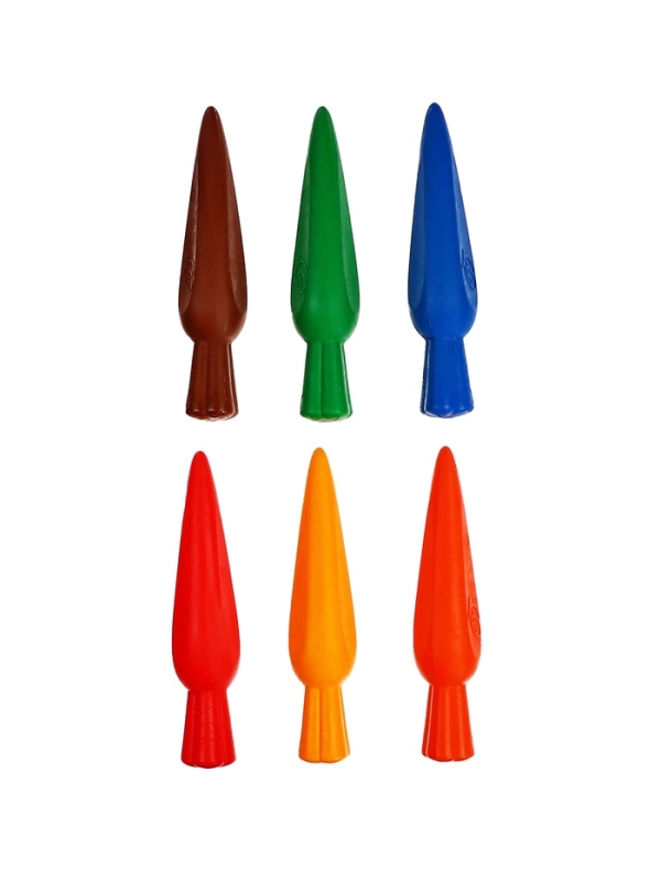 Мелки восковые 6цв Луч Кроха. Лапки, фигурные Мелки восковые 6цв Луч Кроха. Лапки, фигурные