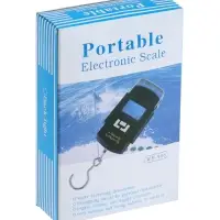 Весы-безмен LV-505, электронный, до 50 кг, точность до 10 г, подсветка, чёрный