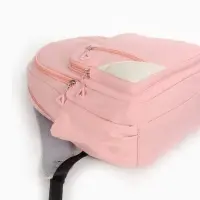 Рюкзак школьный на молнии, с отделами, карманами, размер 31&times;18&times;44 см, розовый
