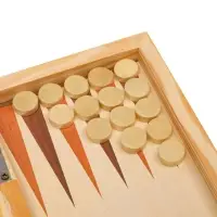 Настольная игра 3 в 1, набор: шахматы, шашки, нарды, 34&times;34 см