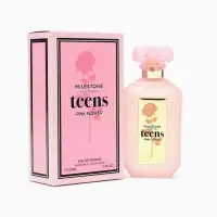 Парфюмерная вода женская Milestone TEENS PINK FLOWER, 100 мл (мотив VictSecTearsSugarFleur)
