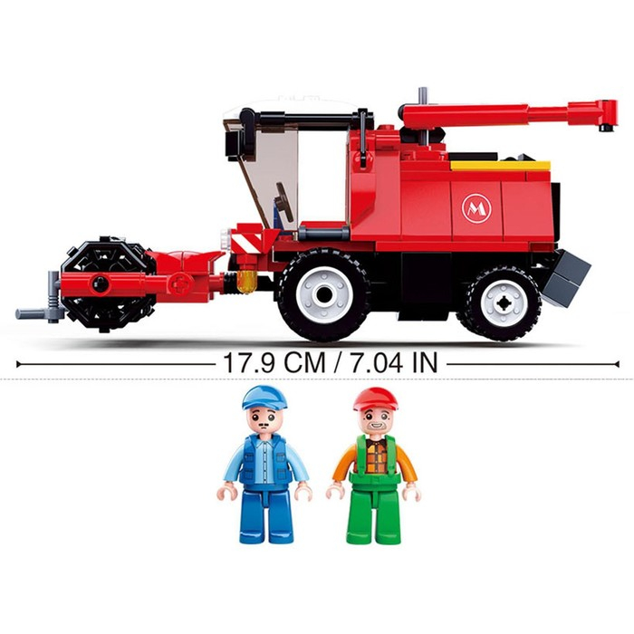 Конструктор Город «Комбайн», 229 деталей Конструктор Город «Комбайн», 229 деталей