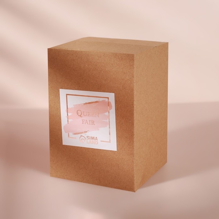 Органайзер для ватных дисков «BAMBOO», с крышкой, 7 × 7 × 10,1 см, цвет прозрачный/коричневый Органайзер для ватных дисков «BAMBOO», с крышкой, 7 × 7 × 10,1 см, цвет прозрачный/коричневый