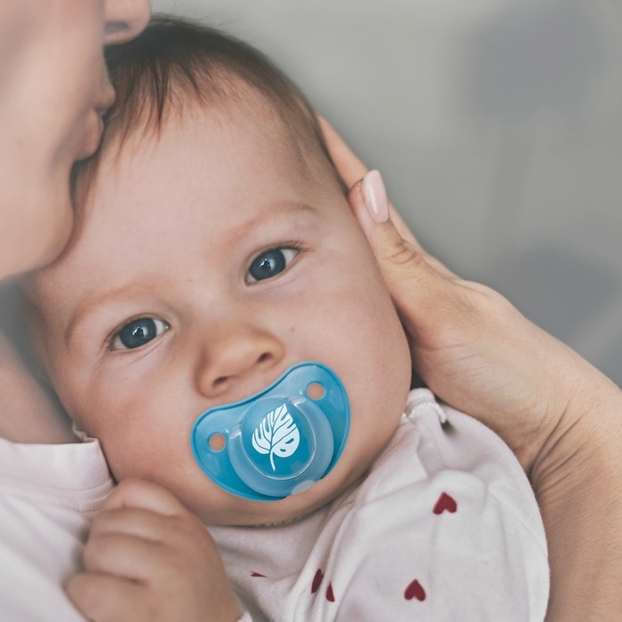 Соска - пустышка латексная классическая «Листочек», от 3 мес., цвет синий Соска - пустышка латексная классическая «Листочек», от 3 мес., цвет синий