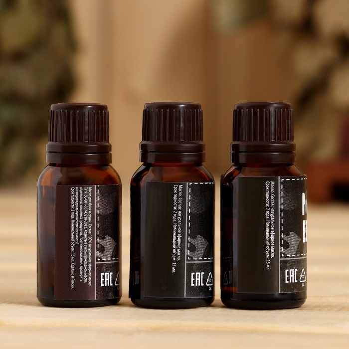 Набор  Набор "Настоящий мужик" 3 масла 15 мл