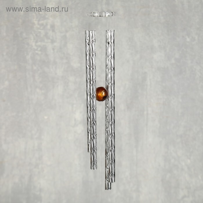 Музыка ветра металл Музыка ветра металл "Двойное сердце со стрелой" 4 трубочки 56 см