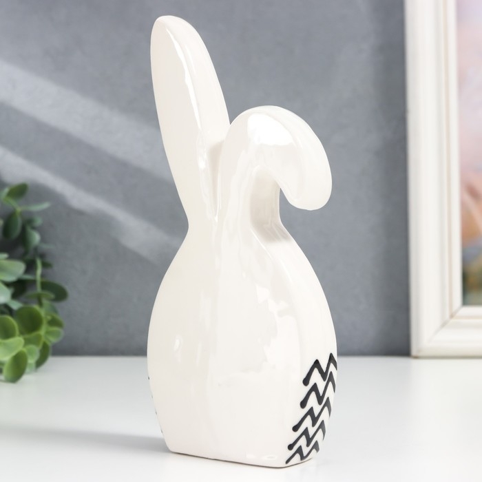 Сувенир керамика Сувенир керамика "Зая в волнах" 8х2,4х17,8 см