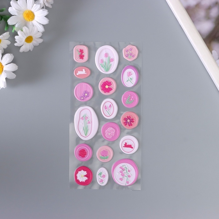 Наклейка для творчества Наклейка для творчества "Печать. Нежная весна" 22х10 см