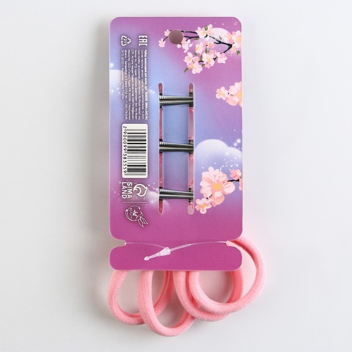 Заколки и резинки для волос «Милашка», 7 шт Заколки и резинки для волос «Милашка», 7 шт