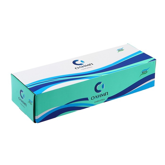 Смеситель для ванны Смеситель для ванны "ОЛИМП" ОС7602, двухвентильный, длина излива 30 см, хром