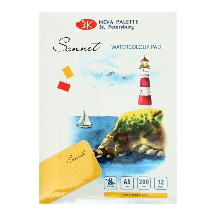 Набор художественный для рисования 32 предмета, ЗХК Набор художественный для рисования 32 предмета, ЗХК "Сонет" (гуашь 17 цветов + линеры 8 штук + сопутствующие материалы) в пластиковом боксе