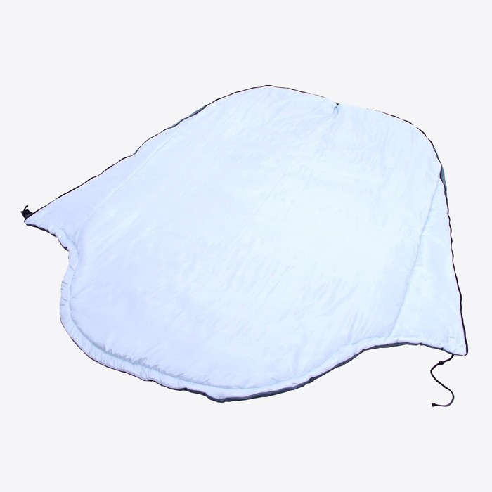 Спальный мешок, размер 230 × 100 см., молния по центру, держит тепло до -15 °C, цвет тёмно-серый Спальный мешок, размер 230 × 100 см., молния по центру, держит тепло до -15 °C, цвет тёмно-серый