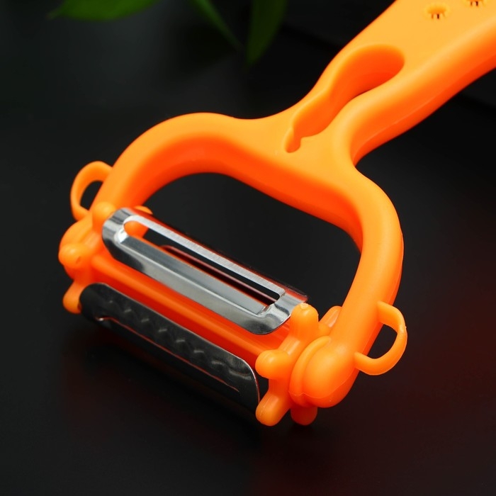 Овощечистка универсальная 6 в 1 Доляна, 20×10 см, цвет МИКС Овощечистка универсальная 6 в 1 Доляна, 20×10 см, цвет МИКС