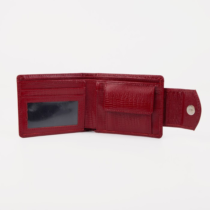 Кошелёк женский на магните, цвет красный Кошелёк женский на магните, цвет красный