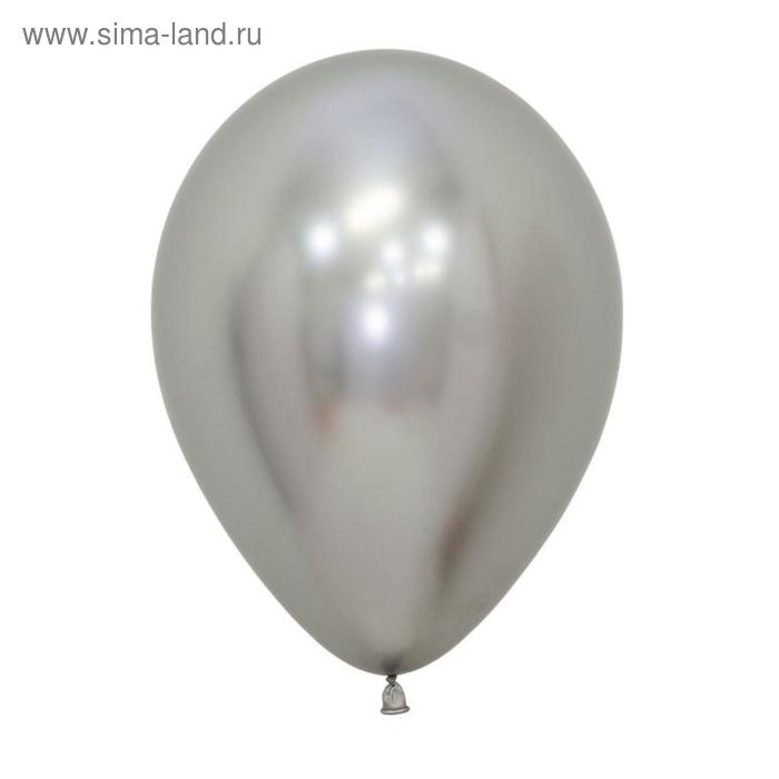 Шар латексный 12 Шар латексный 12" «Зеркальный», Reflex, ассорти делюкс, набор 50 шт.