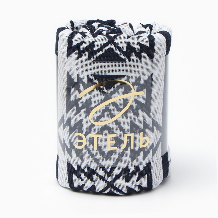 Плед Этель Плед Этель "Этника" 130*180см , цв.серый,80%хлопок, 20% п/э