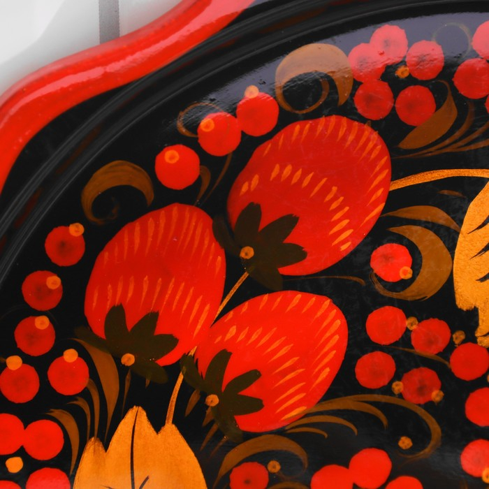 Тарелка «Лимонница», хохлома, 20 см Тарелка «Лимонница», хохлома, 20 см