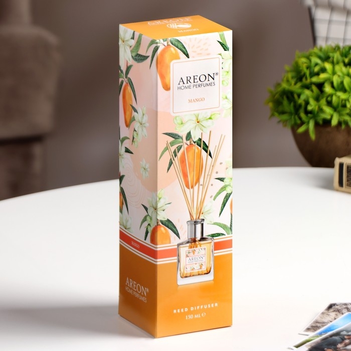 Диффузор ароматический Areon Sticks Garden, Манго 150 мл Диффузор ароматический Areon Sticks Garden, Манго 150 мл