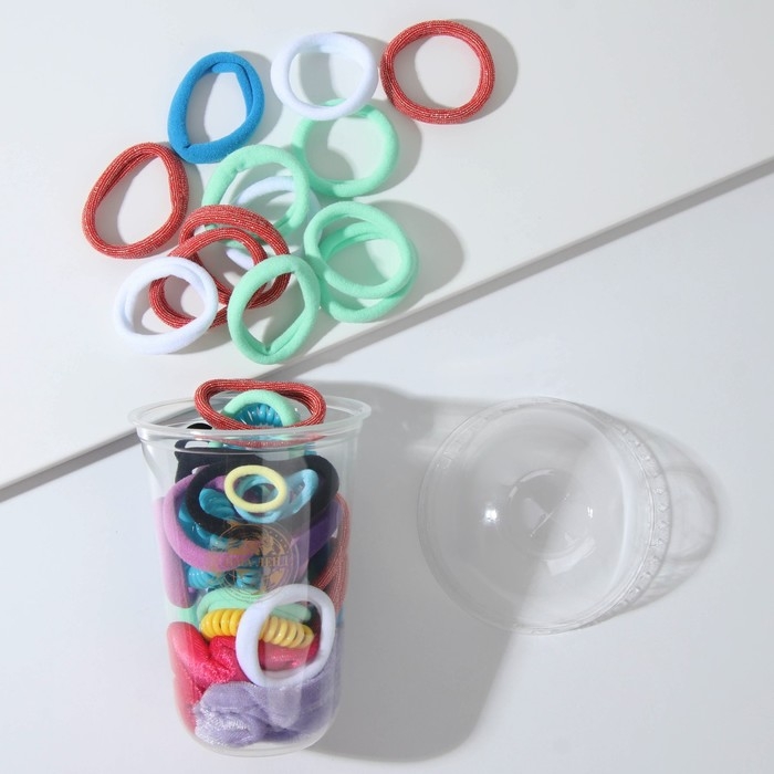 Резинки для волос , набор «Лайф в кайф», 46 шт. Резинки для волос , набор «Лайф в кайф», 46 шт.