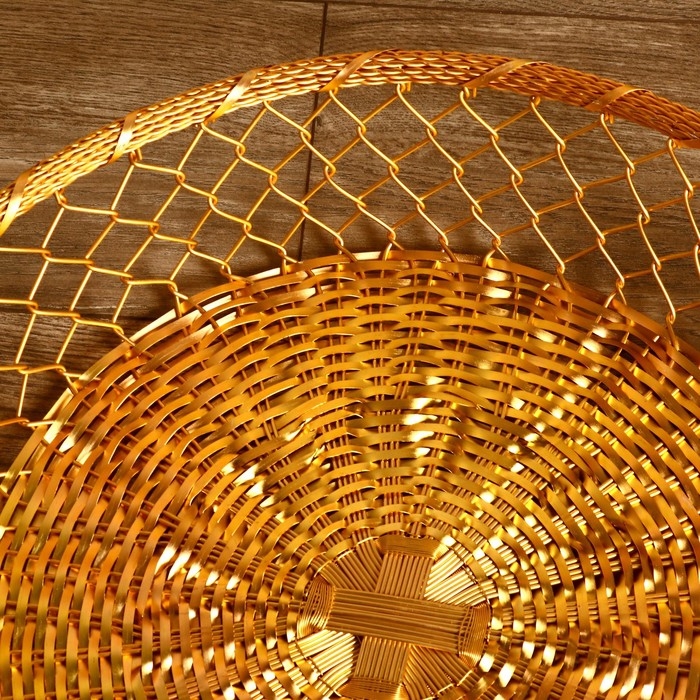 Корзинка для фруктов Корзинка для фруктов "Захра" алюминий, 52х25х9 см