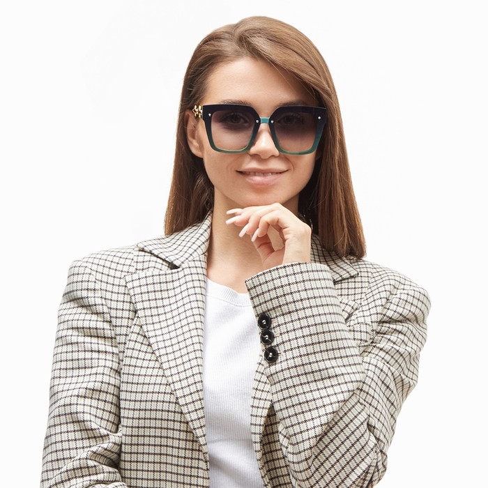 Очки солнцезащитные Очки солнцезащитные "OneSun", uv 400, дужка 15 см, ширина 14.5 см, линза 4.5 х 5 см