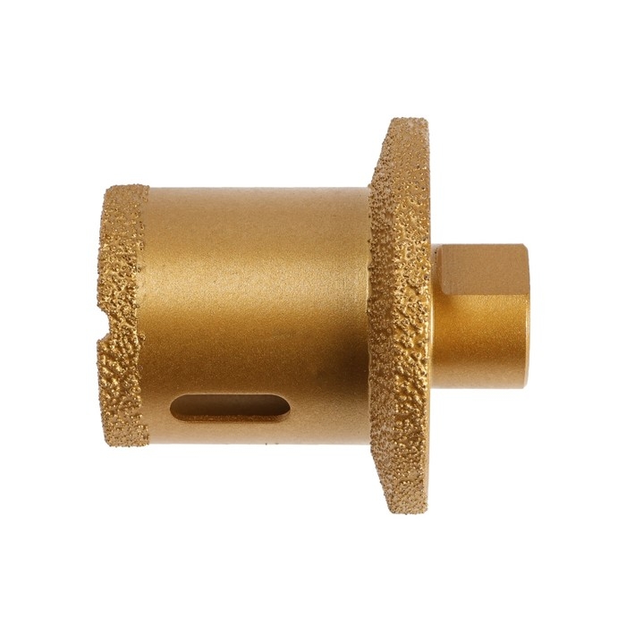 Коронка алмазная ТУНДРА, для УШМ, для отверстий под слив, по плитке, мрамору, 40/60 мм, М14   993530 Коронка алмазная ТУНДРА, для УШМ, для отверстий под слив, по плитке, мрамору, 40/60 мм, М14   993530