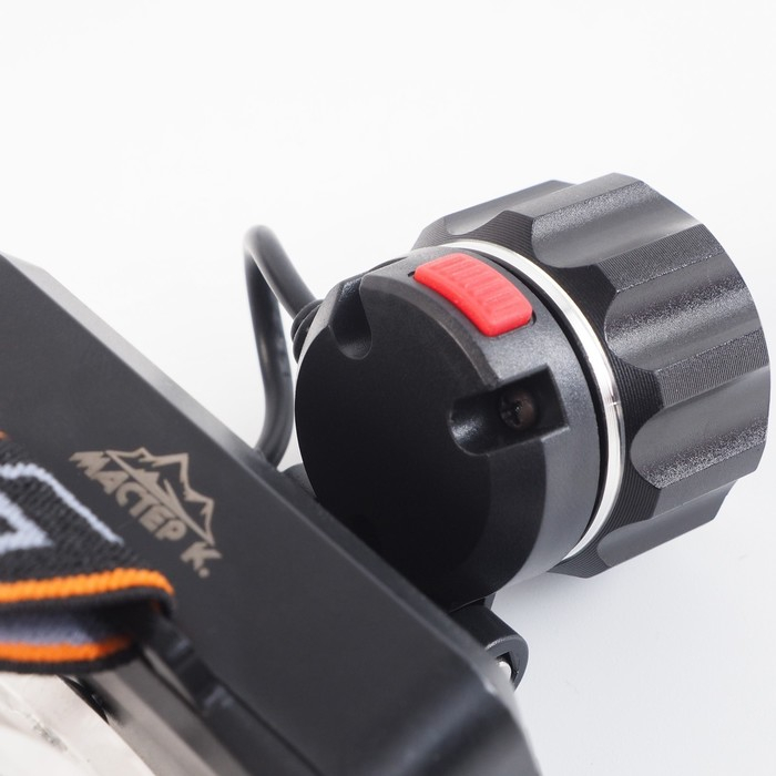 Фонарь налобный аккумуляторный, серия:  Фонарь налобный аккумуляторный, серия: "Мастер К", 3 режима, 6 х 8.5 см, от USB