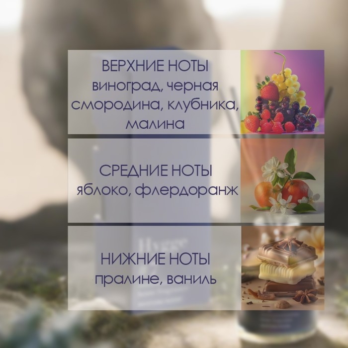 Диффузор ароматический Hygge #7 Виноград мускат 100 мл Диффузор ароматический Hygge #7 Виноград мускат 100 мл
