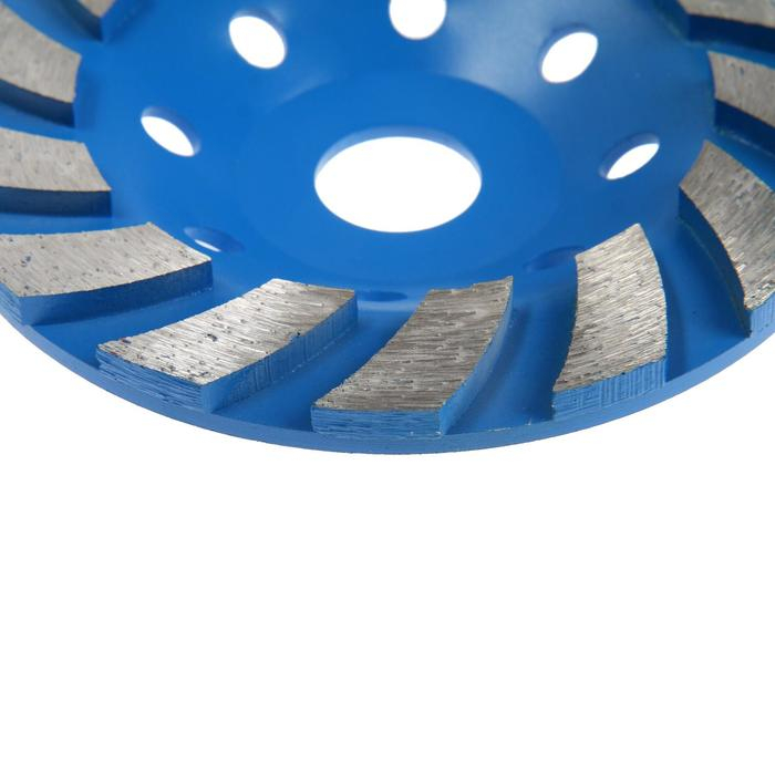 Чашка алмазная зачистная ТУНДРА, TURBO-сегментная, 125 мм Чашка алмазная зачистная ТУНДРА, TURBO-сегментная, 125 мм