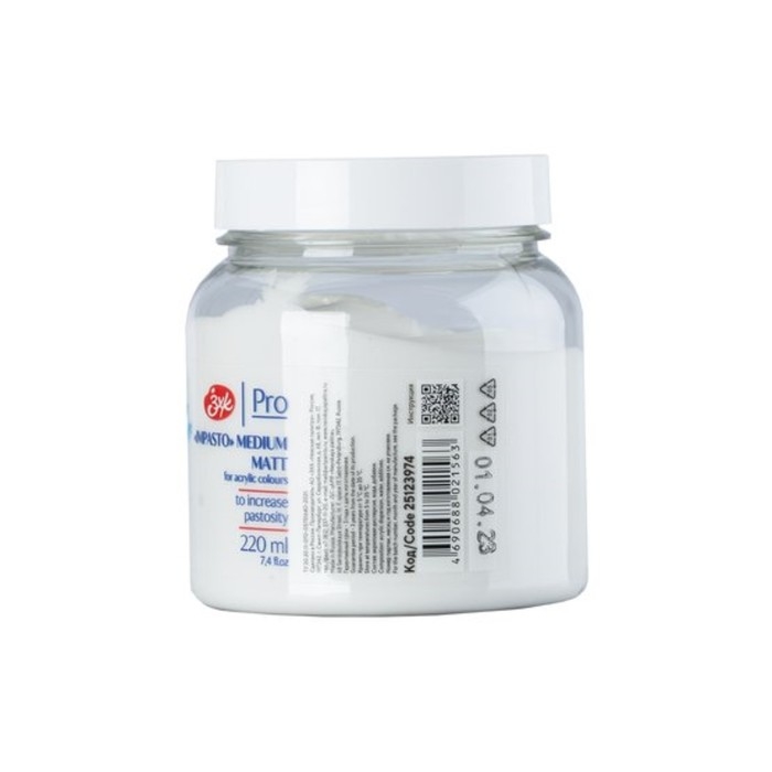 Медиум для акриловых красок 220 мл, ЗХК  Медиум для акриловых красок 220 мл, ЗХК "Импасто", матовый, 25123974