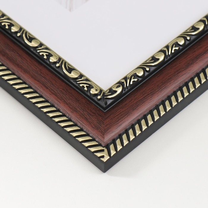 Фоторамка пластик Фоторамка пластик "МИРАМ" 20х25 см венге (пластиковый экран)