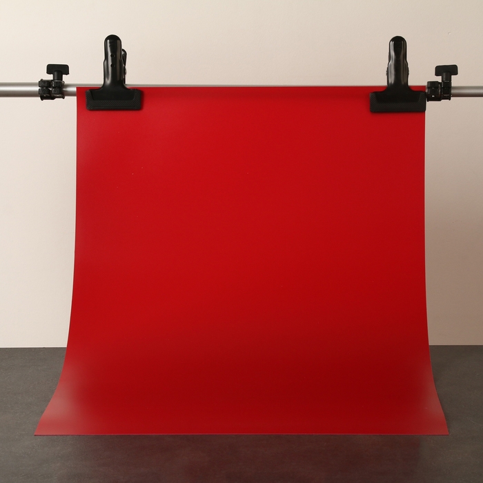 Фотофон для предметной съёмки Фотофон для предметной съёмки "Красный" ПВХ, 50 х 70 см