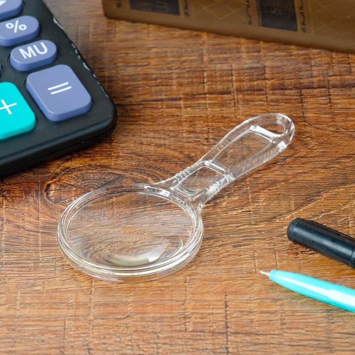 Лупа с прозрачным корпусом 3х, 6х, d=5,5см Лупа с прозрачным корпусом 3х, 6х, d=5,5см