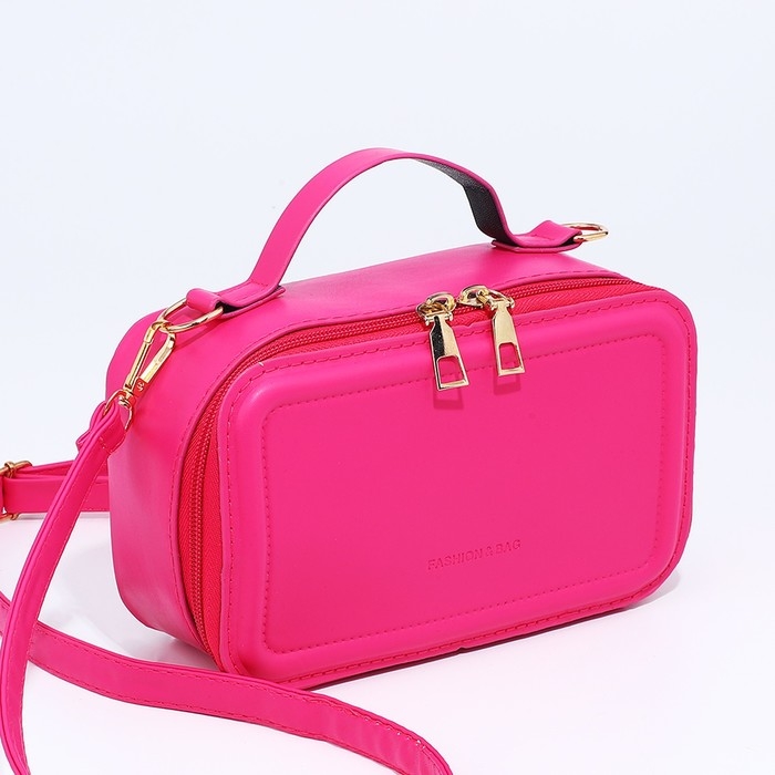 Сумка кросс-боди на молнии, цвет розовый Сумка кросс-боди на молнии, цвет розовый