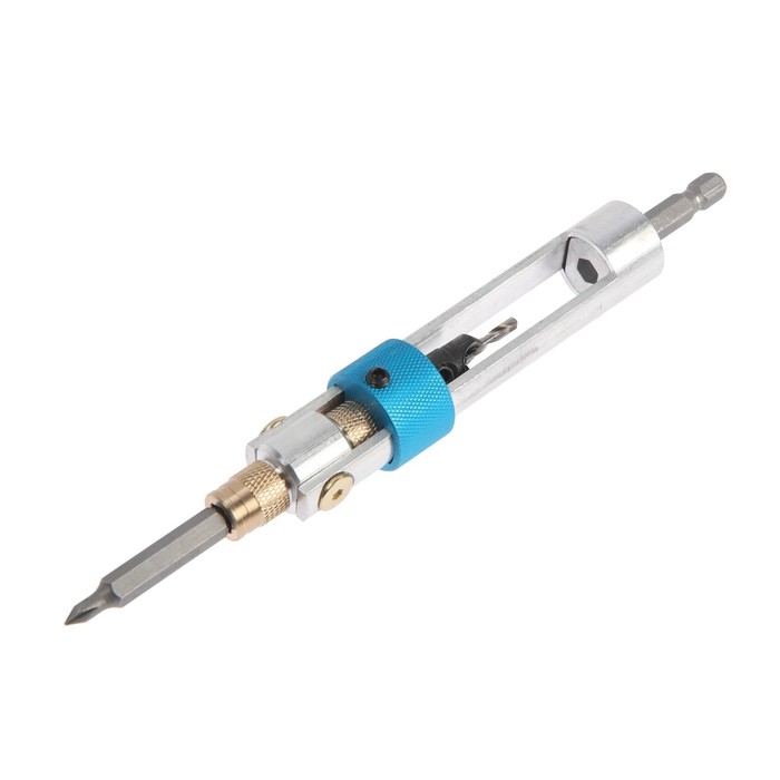 Набор сверл и бит ТУНДРА, с поворотным адаптером  Набор сверл и бит ТУНДРА, с поворотным адаптером "сверло-бита", 20 шт.