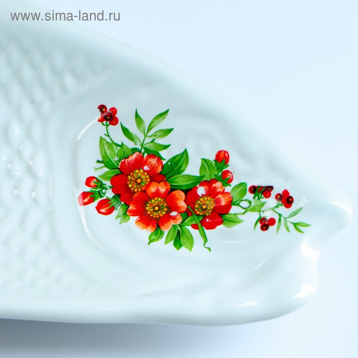 Блюдо Блюдо "Сельдь" 39см, цвет белый МИКС