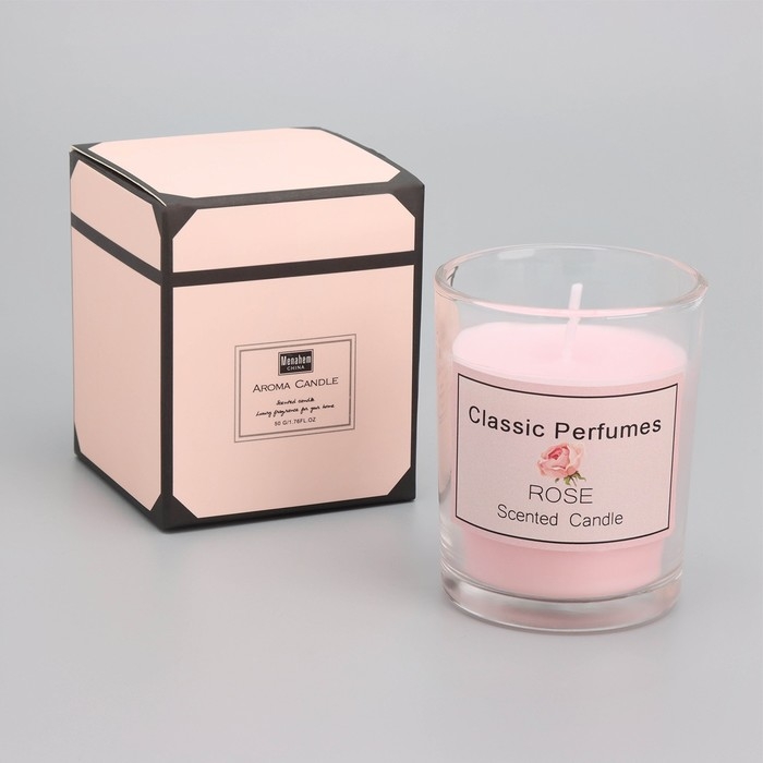 Свеча ароматическая  Свеча ароматическая "Aroma Candle", 5х6 см, МИКС