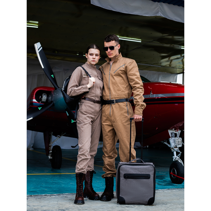 Пилот-кейс 16 Пилот-кейс 16", «Сакси», отдел на молнии, наружный карман, цвет коричневый