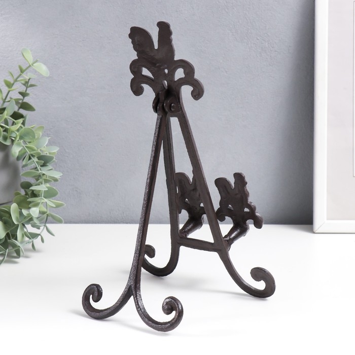 Сувенир чугун подставка  Сувенир чугун подставка "Петух и курочка" 28х6х16 см