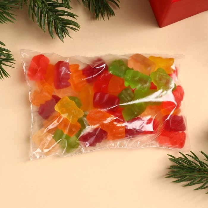 Мармеладные мишки «Жду чудо» в коробке-морковке, 100 г. Мармеладные мишки «Жду чудо» в коробке-морковке, 100 г.