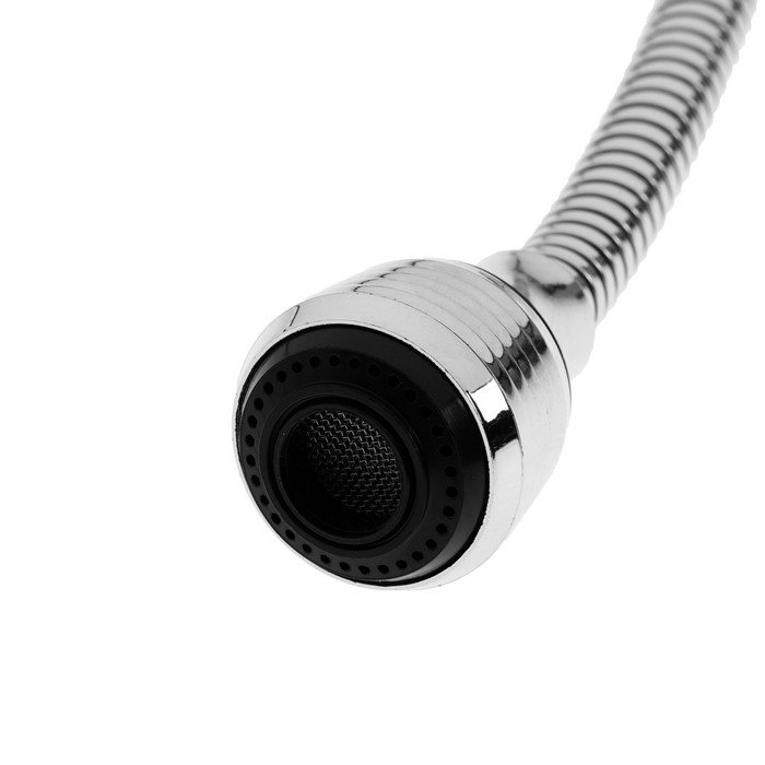 Аэратор ZEIN, на гибком шланге, 180 мм, универсальный, 2 режима, пластик Аэратор ZEIN, на гибком шланге, 180 мм, универсальный, 2 режима, пластик