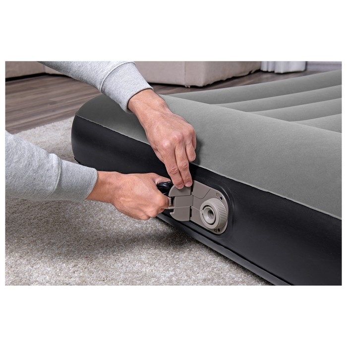 Кровать надувная Tritech, 191 х 137 х 30 см, с встроенным насосом 220-240V, 67462 Bestway Кровать надувная Tritech, 191 х 137 х 30 см, с встроенным насосом 220-240V, 67462 Bestway