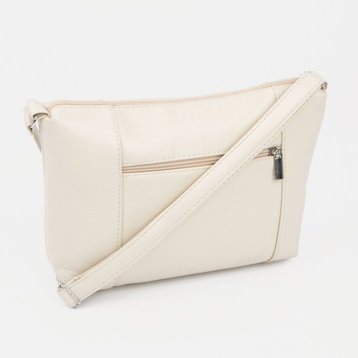 Сумка кросс-боди на молнии, цвет бежевый Сумка кросс-боди на молнии, цвет бежевый