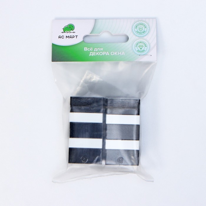 Наконечник на карниз d=19 мм &laquo;Крокус&raquo;, цвет чёрный